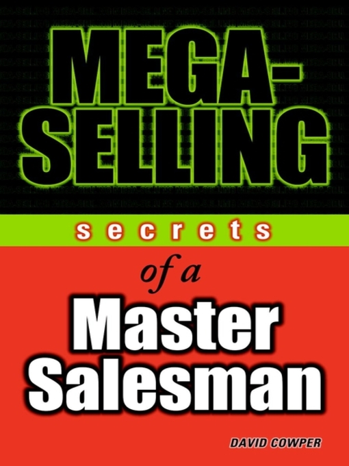 Title details for Mega-Selling by David Cowper - Available